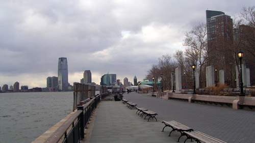 Financial District dans le fond